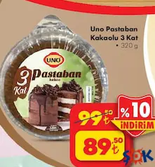 UNO PASTABAN KAKAOLU 3 KAT 320 G